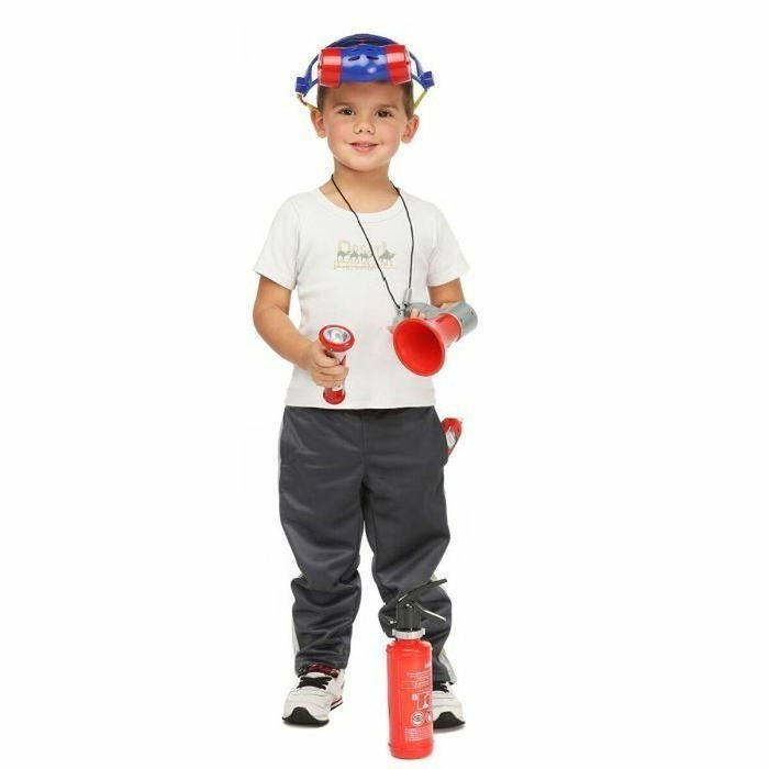 Klein Set de pompier 7 pièces avec masque à gaz