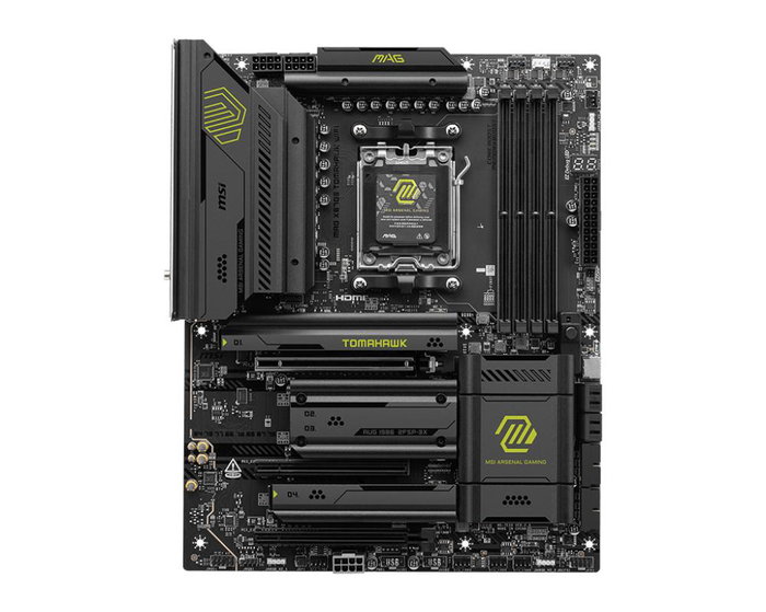 MSI Mag X870E Tomahawk - Carte mère ATX AMD X870E Socket AM5 DDR5