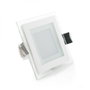 Spot LED encastrable carré 6 W, 600 lm, 6000 K, Blanc froid