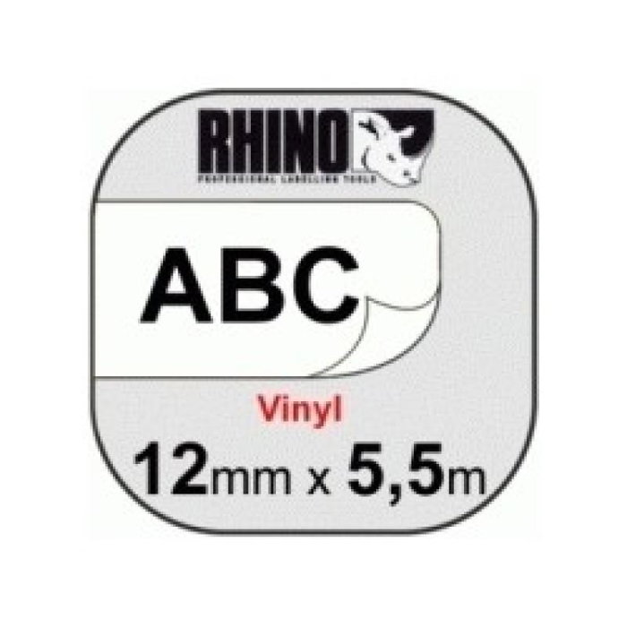 Dymo Ruban d'impression industriel 18444 Noir Blanc S0718600 pour étiquettes durables