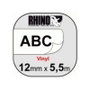 Dymo Ruban d'impression industriel 18444 Noir Blanc S0718600 pour étiquettes durables