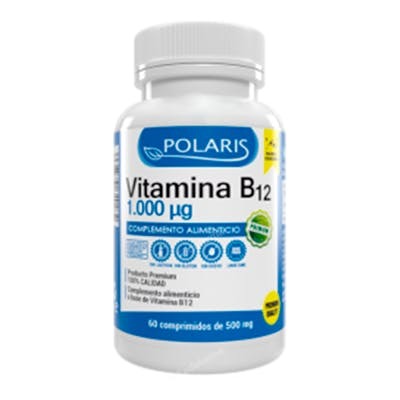 POLARIS Vitamine B12 1000mcg 60 comprimés POLARIS Vitamine B12 1000mcg 60 comprimés