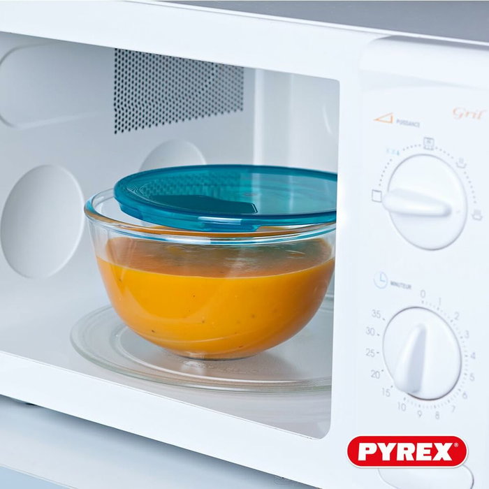 Pyrex Ensemble de Boîtes à Lunch Transparent Turquoise 5 Pièces Pyrex Ensemble de Boîtes à Lunch Transparent Turquoise 5 Pièces