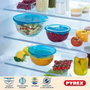 Pyrex Ensemble de Boîtes à Lunch Transparent Turquoise 5 Pièces