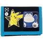 CYP BRANDS Portefeuille Pokémon Geo avec fermeture velcro, plusieurs compartiments pour cartes, billets et monnaie, poignée Pokéball