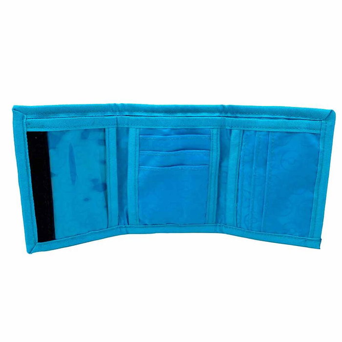 CYP BRANDS Portefeuille Pokémon Geo avec fermeture velcro, plusieurs compartiments pour cartes, billets et monnaie, poignée Pokéball