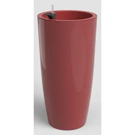 Artevasi Pot Santorini Rouge Foncé – Intérieur/Extérieur – Plastique Résistant UV – Ø33 x H65 cm – 43 L