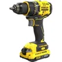Stanley Fatmax Perceuse-visseuse sans fil 18V Brushless SFMCD720D2K-QW - 80 Nm - Avec 2 batteries Li-ion 2 Ah et chargeur