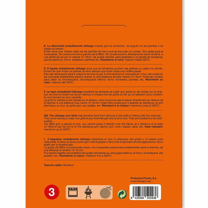 Tapis de barbecue Flower