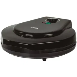 Jocca Four à Pizza Électrique 2374 - Pour Pizzas de 30,5 cm - 1200 W, Température Réglable, Plaques Antiadhésives, Ouverture à 90°