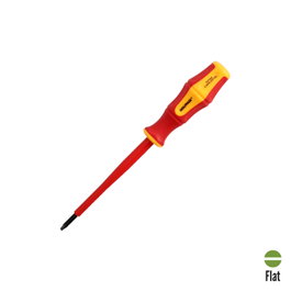 WOLFPACK LINEA PROFESIONAL Tournevis Plat Isolé VDE 1 000 V 0,8 x Ø 4,0 x 100 mm