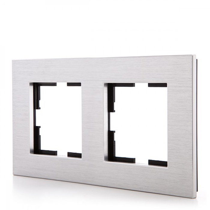 Panasonic Cadre onvella 2 éléments Aluminium Eloxal Argent Panasonic Cadre onvella 2 éléments Aluminium Eloxal Argent