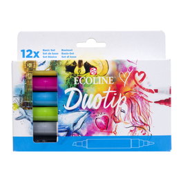 Ecoline Ecoline Duotip Estuche Básico 12 couleurs