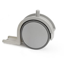 Q&Q Roue pour Lit Gigogne Toscana Gris Sp40 Sans Frein à Encastrer