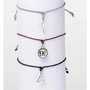 THE CARAT SHOP - Set de 3 bracelets de l'amitié Harry Potter - Reliques de la Mort, Éclair, Plaque 9 3/4 - Alliage de zinc et nylon