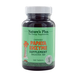 NATURES PLUS PAPAYA ENZYME 360 comprimés à mâcher