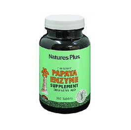 NATURES PLUS PAPAYA ENZYME 360 comprimés à mâcher
