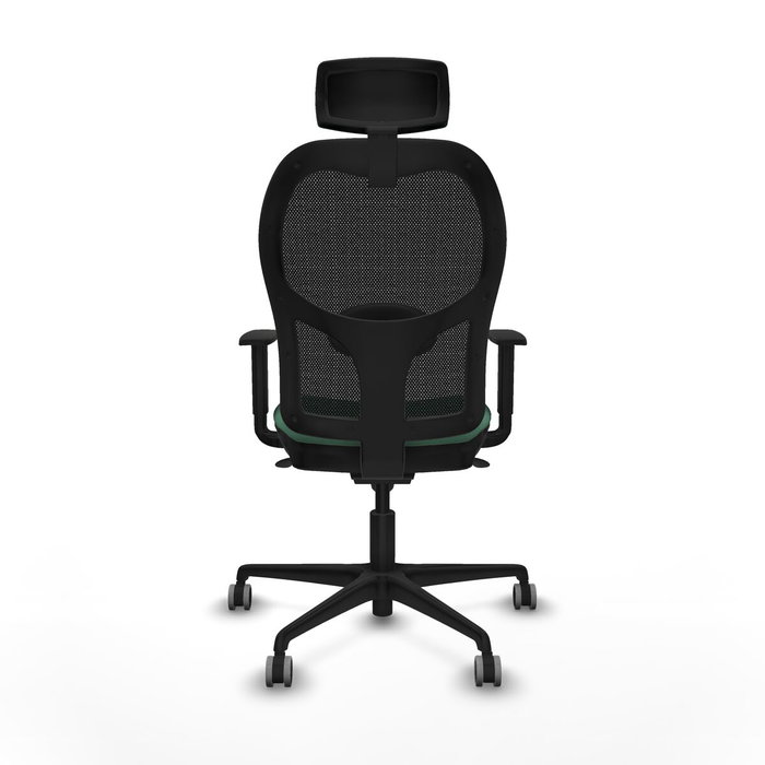 Piqueras y Crespo Chaise de Bureau avec Appui-tête Jorquera 1D036G2 Vert émeraude