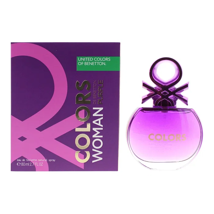 Benetton Colors de Benetton Purple Eau de Toilette pour Femme 80 ml Benetton Colors de Benetton Purple Eau de Toilette pour Femme 80 ml