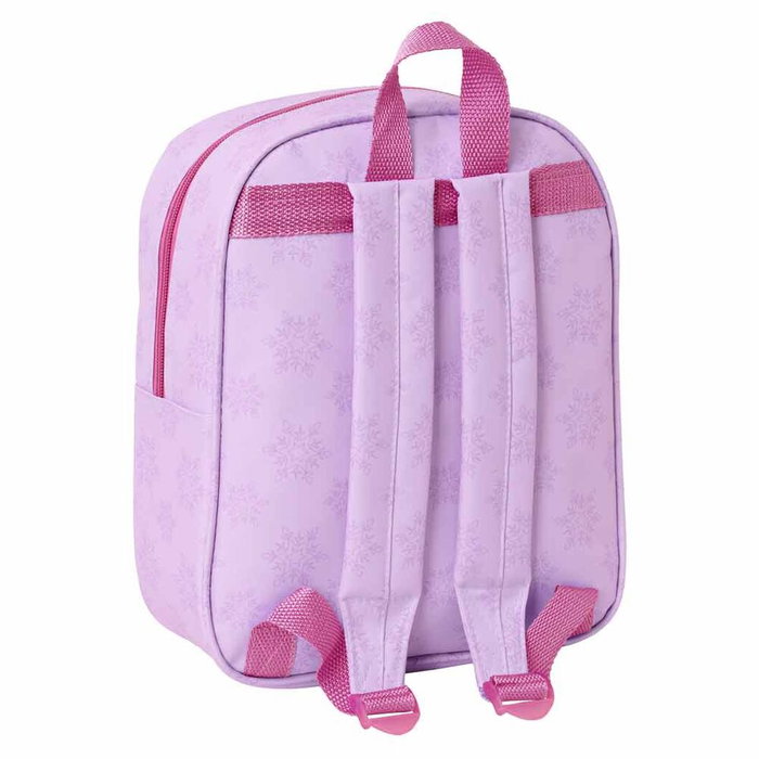 SAFTA Sac à dos école maternelle 3D Frozen Disney 27 cm, compartiment principal à fermeture éclair, anse de transport SAFTA Sac à dos école maternelle 3D Frozen Disney 27 cm, compartiment principal à fermeture éclair, anse de transport
