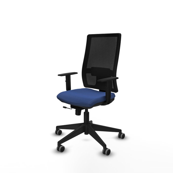 Piqueras y Crespo Chaise de Bureau Horna Bleu Marine et Noir Piqueras y Crespo Chaise de Bureau Horna Bleu Marine et Noir