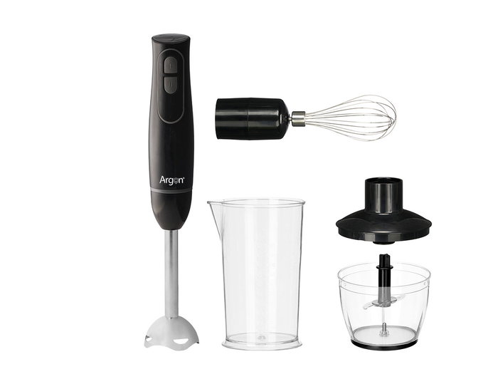 Argon Set Batteur avec Accessoires Noir et Gris 1000W 22x22x13 cm (Set de 6) Argon Set Batteur avec Accessoires Noir et Gris 1000W 22x22x13 cm (Set de 6)