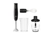 Argon Set Batteur avec Accessoires Noir et Gris 1000W 22x22x13 cm (Set de 6)