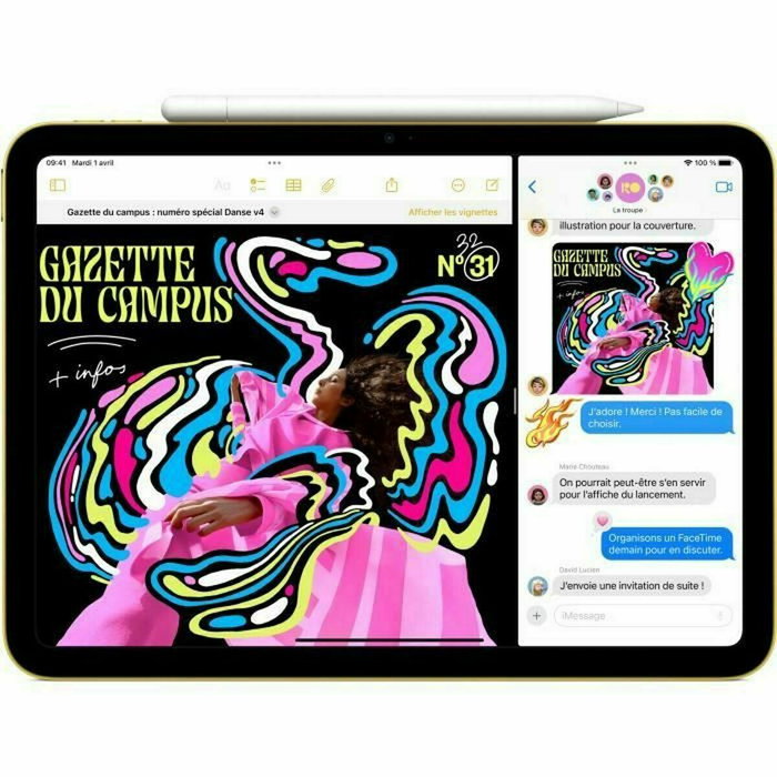 Apple iPad 11 pouces A16 Wi-Fi 256 Go Jaune Apple iPad 11 pouces A16 Wi-Fi 256 Go Jaune