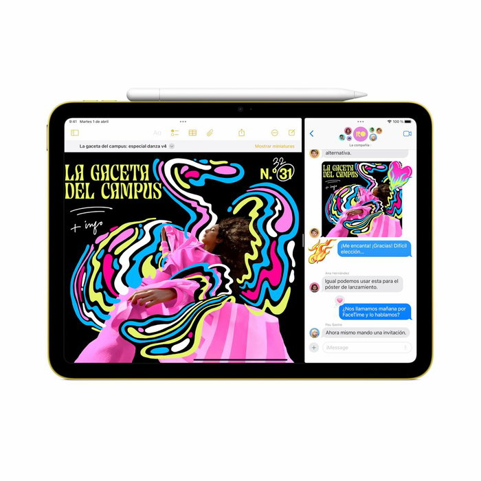 Apple iPad 11 pouces A16 Wi-Fi 256 Go Jaune Apple iPad 11 pouces A16 Wi-Fi 256 Go Jaune