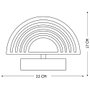 Home Deco Factory Déco Néon LED Arc-en-ciel