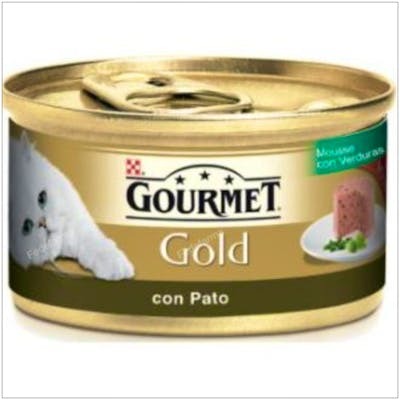 PURINA VET GOURMET GOLD Mousse Canard et Épinards Boîte de 24 PURINA VET GOURMET GOLD Mousse Canard et Épinards Boîte de 24