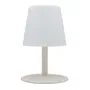 Lumisky Lampe de table LED sans fil Standy Mini Cream - Acier crème - Blanc chaud/froid - 8h autonomie - Intensité variable - Étanche