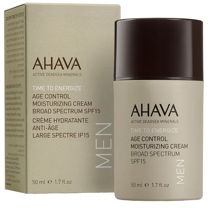 Ahava Time to Energize Contrôle d'âge Crème pour le visage Homme 50 ml