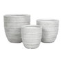 Home ESPRIT Cache-pot Gris Magnésium Moderne (3 Pièces)