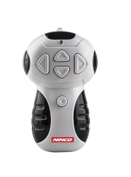 Ninco Robot Glob Radio-Commandé avec Lumières, Sons et Mouvements, Parle en Anglais 24 x 17 cm