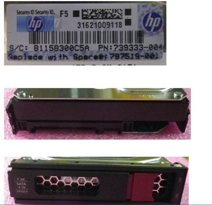 Hewlett Packard Enterprise 4 To, 7200 rpm, 3,5 pouces, SATA 6Gbps Hewlett Packard Enterprise 4 To, 7200 rpm, 3,5 pouces, SATA 6Gbps