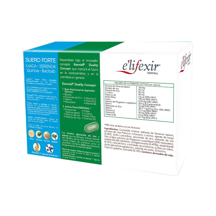 E'Lifexir Capsules Redensifiantes Capillaires Esential Coffret 2 Pièces