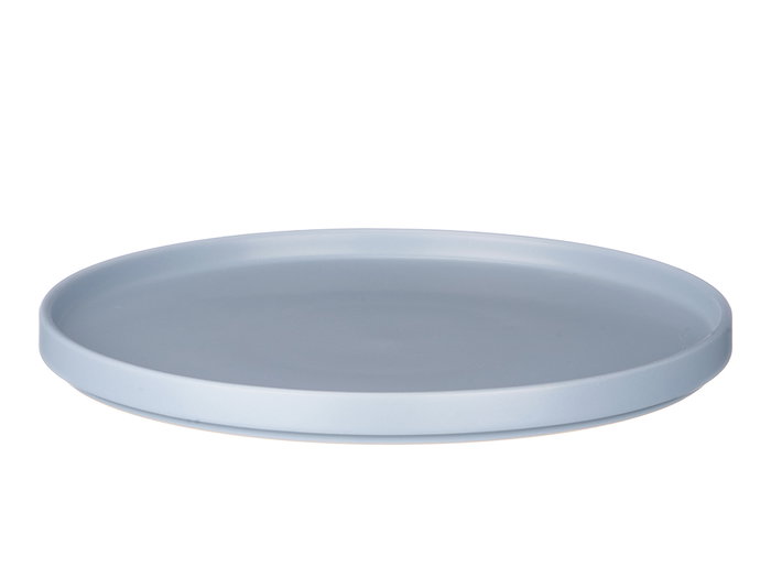 Vessia Plat à dessert 20 cm lisse bleu en céramique (Set de 24) Vessia Plat à dessert 20 cm lisse bleu en céramique (Set de 24)