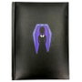 SD TOYS - Carnet de notes avec lumière 'Dark Side Miercoles' - Format A5 (15 x 25 x 3 cm)