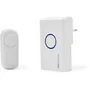 Scs Sentinel OneBell 80 Eco - Carillon de porte sans fil et sans piles, prêt à l'emploi, 36 mélodies, portée 80 m, bouton résistant à l'eau IP55