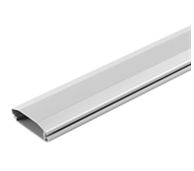 Vivolink Cache-câble en aluminium argenté 110x6x2cm