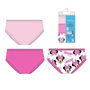 Cerdá - Pack de 3 culottes fille motif Minnie - Jersey single - Modèles assortis - Taille 4-5 ans (T04/05)