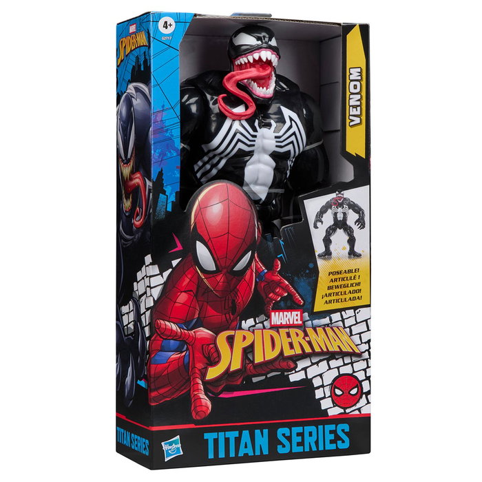 Hasbro Marvel Figura Deluxe Venom Spider-Man 30 cm G2717 - Figurine de Collection +4 Ans - Version Multi-langues (Anglais, Français, Allemand, Italien, Portugais, Espagnol)