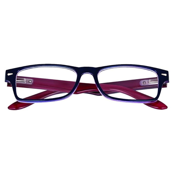 EL CHARRO Lunettes de lecture Kansas Bleu Foncé/Rouge +2,5