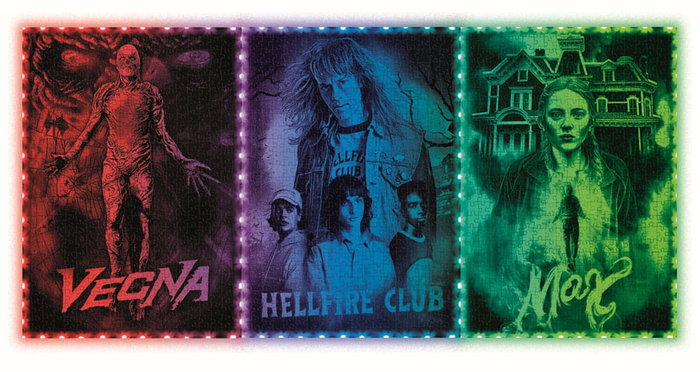 Clementoni Puzzle Stranger Things Vecna - Cadre Lumineux LED - 520 pièces Clementoni Puzzle Stranger Things Vecna - Cadre Lumineux LED - 520 pièces