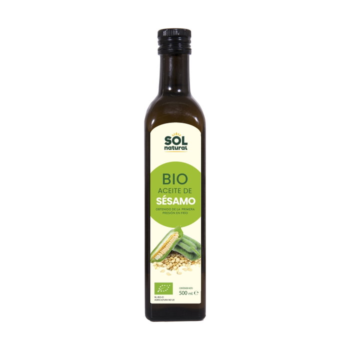 Sol Natural Huile de Sésame Bio 500 ml Sol Natural Huile de Sésame Bio 500 ml