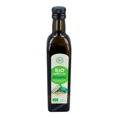 Sol Natural Huile de Sésame Bio 500 ml Sol Natural Huile de Sésame Bio 500 ml