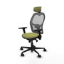 Piqueras y Crespo Chaise de Bureau Jorquera 3D036N2 Vert Olive