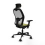 Piqueras y Crespo Chaise de Bureau Jorquera 3D036N2 Vert Olive