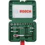 Bosch Set de cliquets 1/4" 15 pièces avec douilles et coffret - Grande qualité